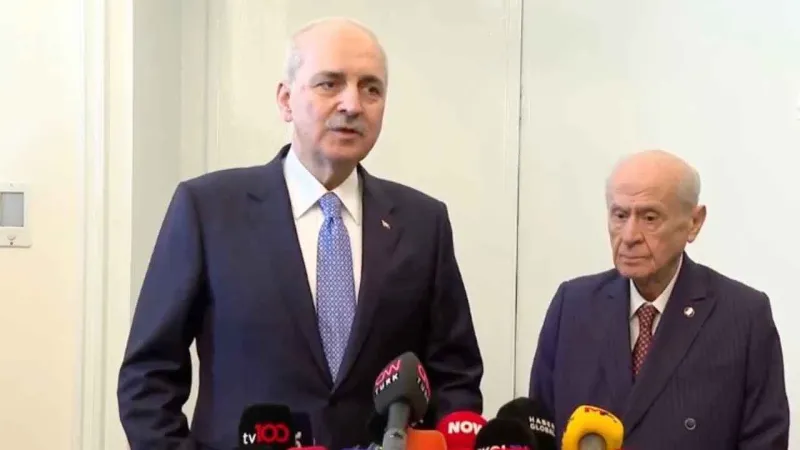 Bahçeli'yi ziyaret eden Numan Kurtulmuş’tan açıklama: Yeni bir süreç başlamıştır
