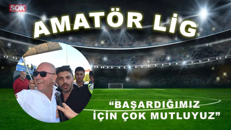 Başardığımız için çok mutluyuz