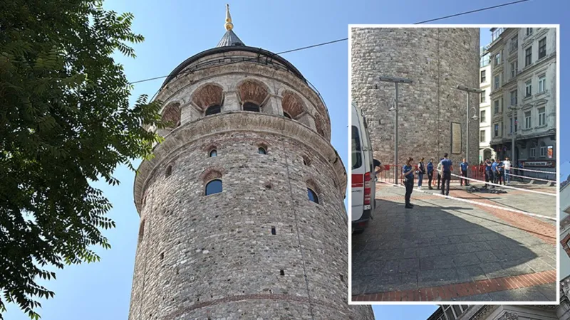 Galata Kulesi’nden düşen genç hayatını kaybetti