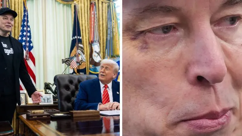 Mor göz, uyuşturucu iddiaları ve evlilik tavsiyeleri: Elon Musk'ın Oval Ofis'teki vedasında neler yaşandı?