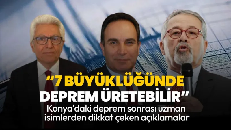 Konya Sallandı! Uzmanlardan 7 Şiddetinde Deprem Uyarısı!