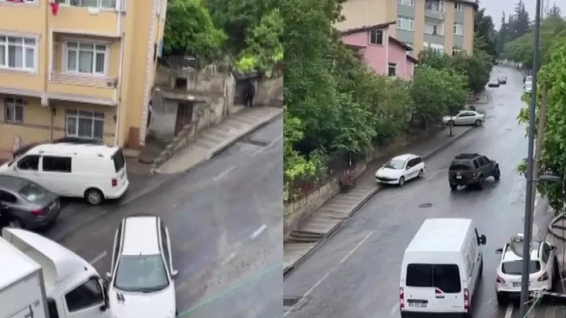 İETT Otobüsünden Mazot Felaketi! Üsküdar'da Zincirleme Kaza!