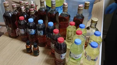 Niğde'de sahte alkol operasyonunda 1 kişi gözaltına alındı