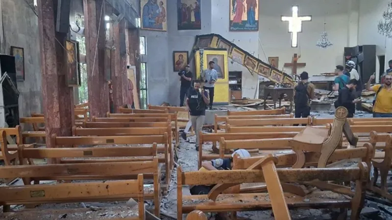 Şam’da kiliseye terör saldırısı: Çok sayıda ölü ve yaralı